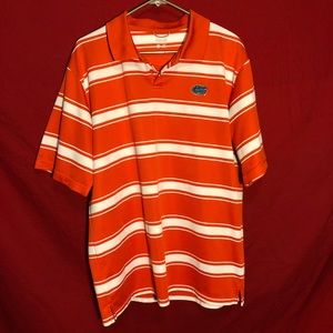 University of Florida Gators striped Columbia polo